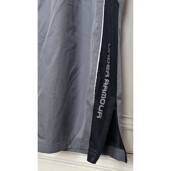 Under Armour Men's XL Windbreaker Pants Joggers Gray Ankle Zip - Picture 5 of 12
